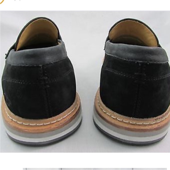 Ugg Whitfield Men's Black Suede  
 Loafers with slip proof sole size 9 - Picture 2 of 7